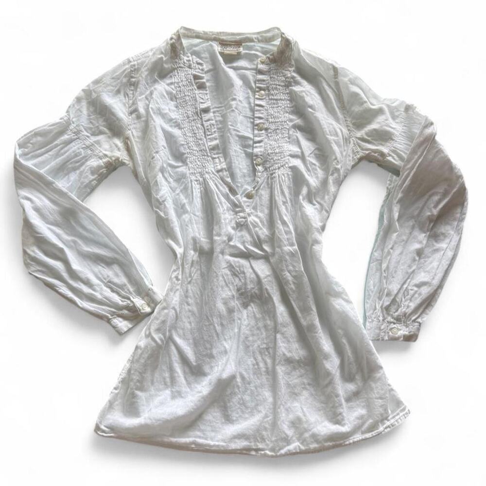 Converse Quarter Button Up Blouse